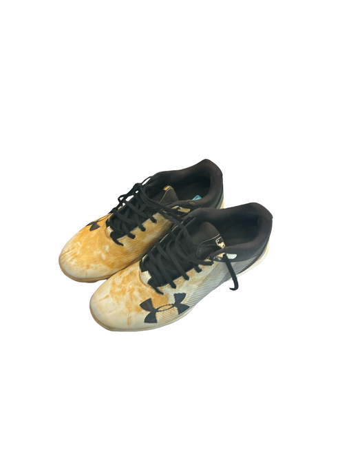 Vist Large View of Product Image Which is Used Under Armour CLEATS BB/SB Cleats Black Junior 05.5