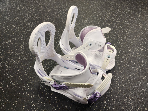 Vist Large View of Product Image Which is Used Burton REFLEX Womens Binding Only White MD