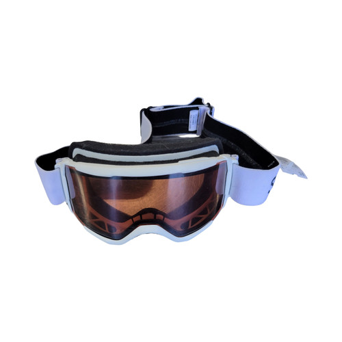 Vist Large View of Product Image Which is Used Smith CASCADE CLASSIC SNOW GOGGLES YTH Snow Goggles Youth White