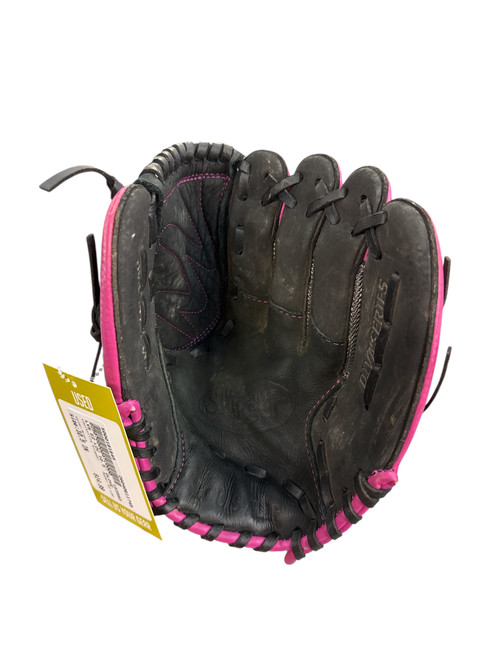 Vist Large View of Product Image Which is Used Louisville Slugger EZ LOC BB/SB Glove RH Throw Black 10 1/2"