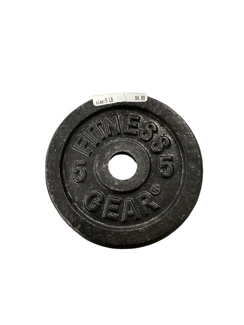 Vist Large View of Product Image Which is Used Fitness Gear Standard Plate (Each) 5 lb