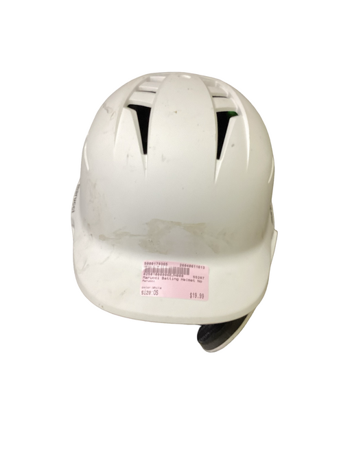 Vist Large View of Product Image Which is Used Marucci Batting Helmet No Mask White One Size