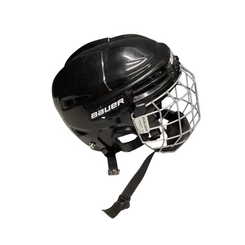 Vist Large View of Product Image Which is Used Bauer PRODIGY YTH Helmet Cage Combo Black One Size