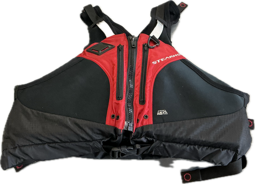 Vist Large View of Product Image Which is Used Stearns Adult PFD Black And Red SM