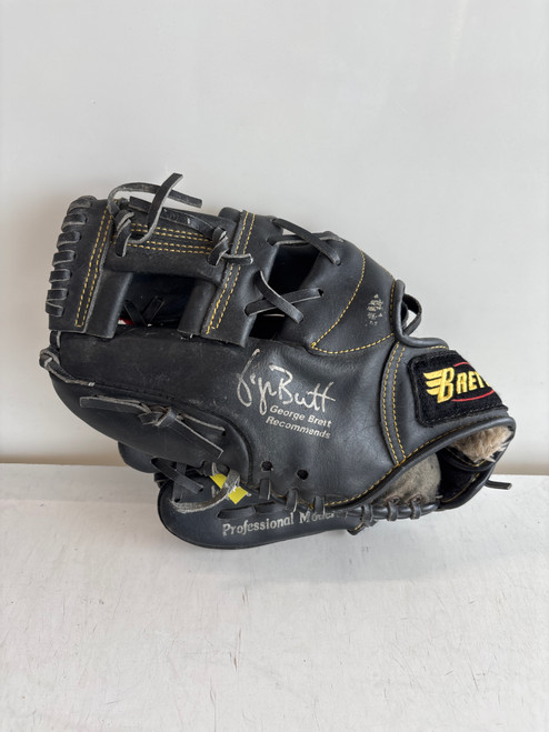 Vist Large View of Product Image Which is Used Brett Bros PTS 115 BB/SB Glove LH Throw Black 11 1/2"