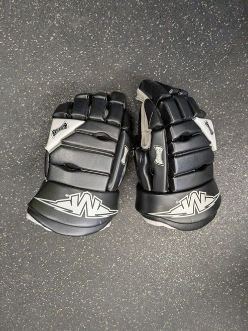Vist Large View of Product Image Which is Used Mission WARP Senior Gloves Black 14"