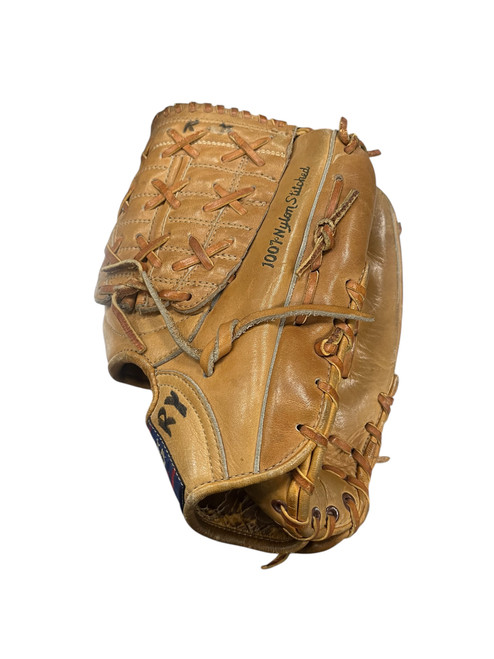 Vist Large View of Product Image Which is Used Spalding 12 IN SPALDING GLOVE BB/SB Glove RH Throw Brown 12"