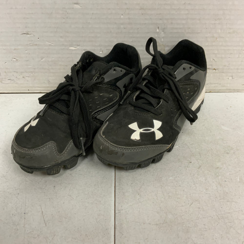 Vist Large View of Product Image Which is Used Under Armour ARMOUR BOUND BB/SB Cleats Black Junior 01.5