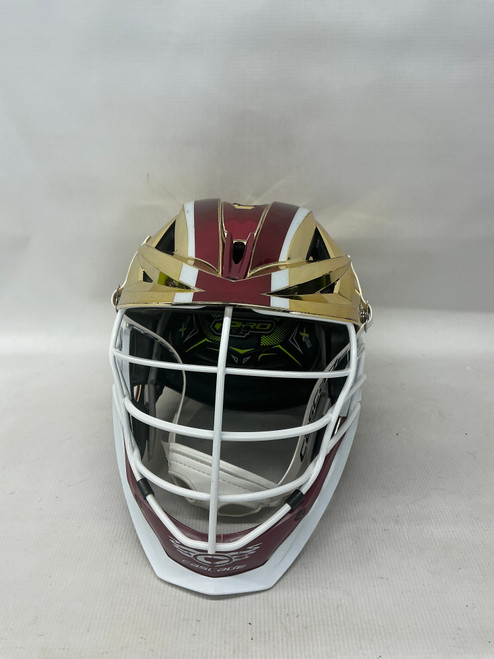 Vist Large View of Product Image Which is Used Cascade CASCADE XRS PRO Lacrosse Helmet Gold One Size