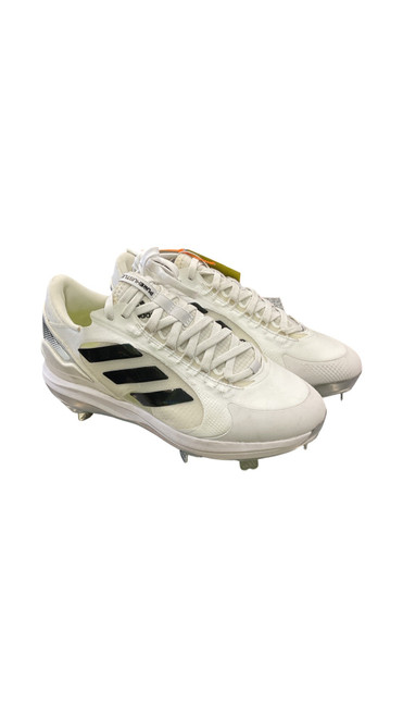Vist Large View of Product Image Which is Adidas, PURE, HUSTLE, BB/SB, Cleats, White, Youth, 07.5