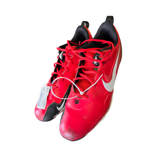 Vist Large View of Product Image Which is Used Nike TROUT BASEBALL CLEATS BB/SB Cleats Red Senior 12