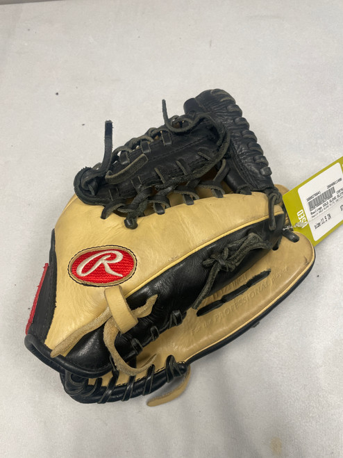 Vist Large View of Product Image Which is Used Rawlings GOLD GLOVE ELITE GGE115MTCBPT BB/SB Glove RH Throw None 11 1/2"