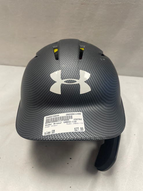 Vist Large View of Product Image Which is Used Under Armour UABH2-110 Batting Helmet No Mask None SM