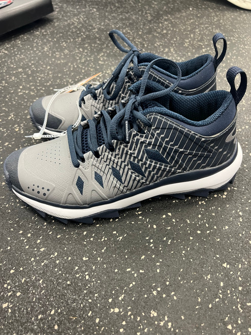 Vist Large View of Product Image Which is Brand New BoomBah CHALLENGER TURF BB/SB Cleats Navy Blue Senior 6.5