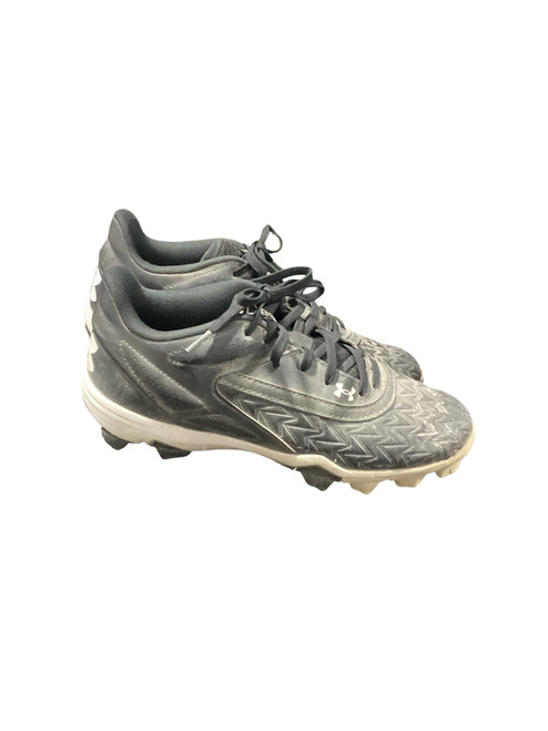 Vist Large View of Product Image Which is Used Under Armour LEADLOFF LOW BB/SB Cleats Black Senior 8