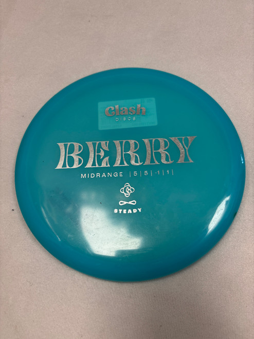 Vist Large View of Product Image Which is Used Clash Discs STEADY BERRY Disc Golf Putter Royal Blue