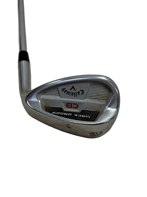 Vist Large View of Product Image Which is Used Callaway CB MACK DADDY 14deg bounce Golf Wedge Mens RH 56 Degree 35.25"