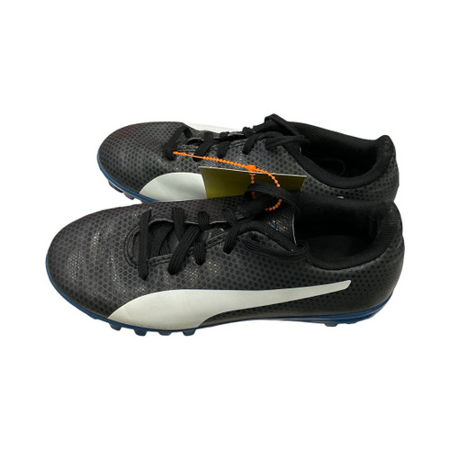 Vist Large View of Product Image Which is Used Puma Soccer Indoor Shoes Black Junior 01.5