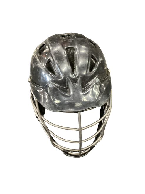 Vist Large View of Product Image Which is Used Cascade ADJUTABLE Lacrosse Helmet Black Fits all