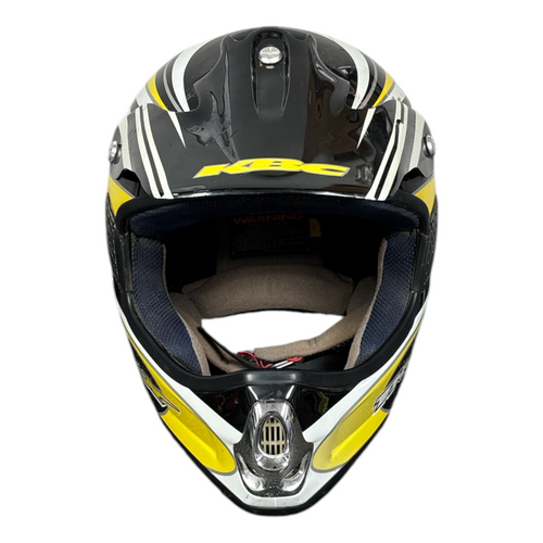 Vist Large View of Product Image Which is Used TK-X Adult Motocross Helmet Yellow XL
