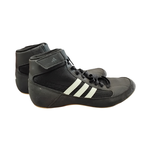 Vist Large View of Product Image Which is Used Adidas HVC 2 Wrestling Shoes Black Senior 6