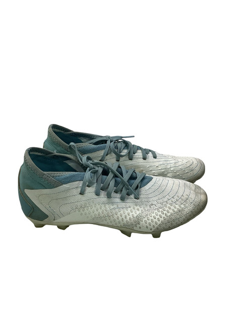 Vist Large View of Product Image Which is Used Adidas PARLEY BB/SB Cleats Carolina Blue And White Senior 7