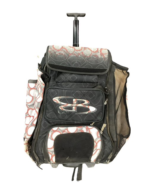 Vist Large View of Product Image Which is Used BOOMBAH BB/SB Player Wheeled Bag White