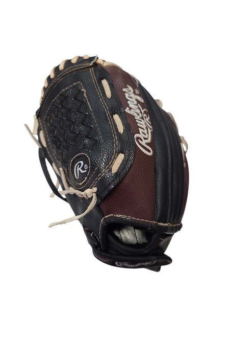 Vist Large View of Product Image Which is Used Rawlings PLAYER SERIES BB/SB Glove LH Throw Brown 10 1/2"