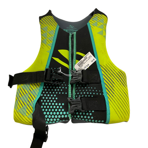 Vist Large View of Product Image Which is Used Stearns Youth PFD Yellow Youth 50-90
