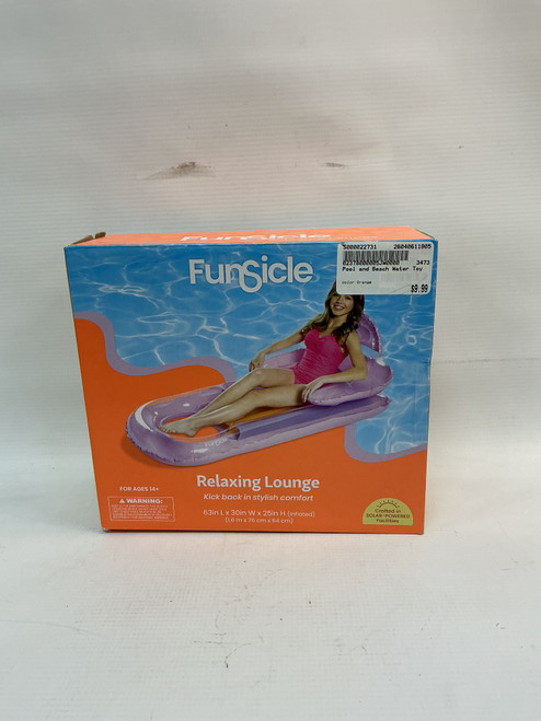 Vist Large View of Product Image Which is Used Pool and Beach Water Toy Orange
