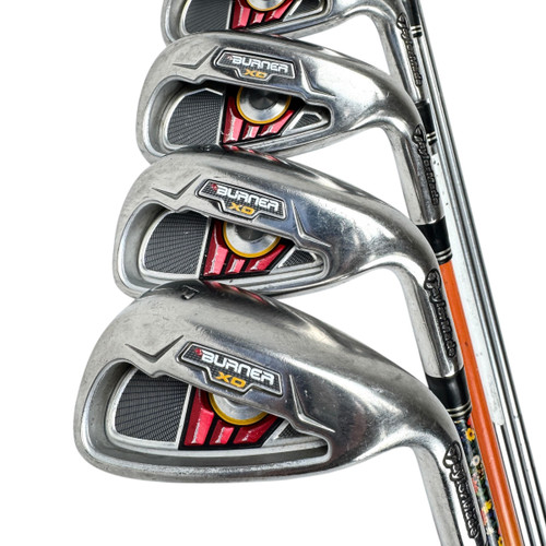 Vist Large View of Product Image Which is Used Taylormade BURNER XD Men's RH Iron Set 5I-PW Regular Flex Steel Shaft