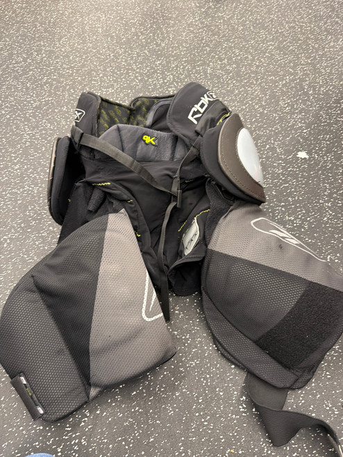 Vist Large View of Product Image Which is Used Reebok 9K Senior Goalie Pant Black XL