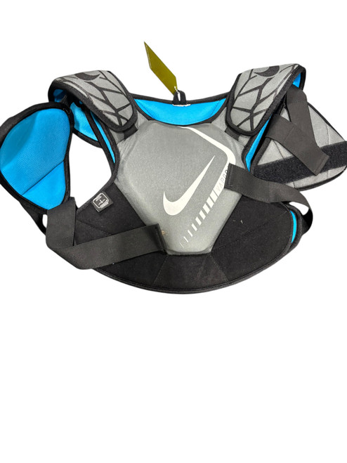 Vist Large View of Product Image Which is Used Nike VAPOR LT Lacrosse Shoulder Pads Grey MD