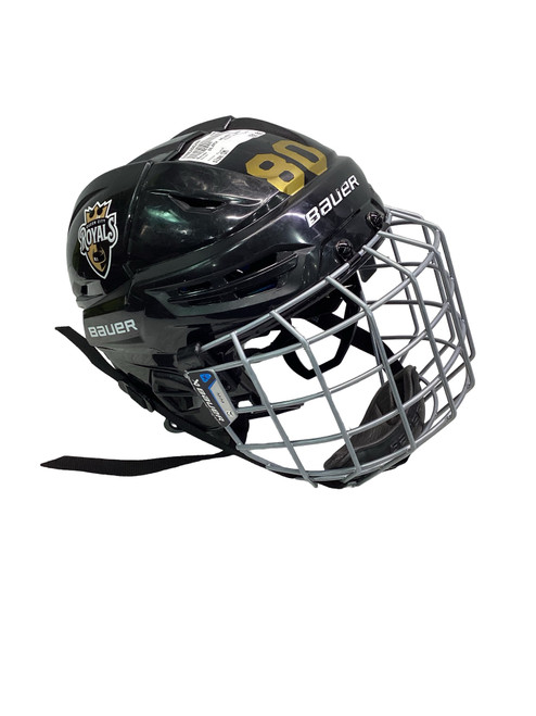 Vist Large View of Product Image Which is Used Bauer BLACK HELMET Helmet Cage Combo Black SM