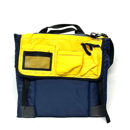 Vist Large View of Product Image Which is Used STADIUM SEAT Football Accessory Navy Blue And Yellow
