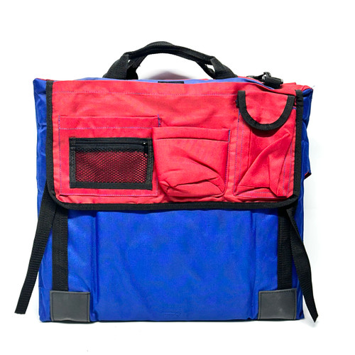 Vist Large View of Product Image Which is Used STADIUM SEAT Football Accessory Royal Blue And Red