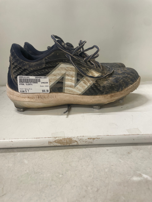 Vist Large View of Product Image Which is Used 4040 BB/SB Cleats Navy Blue Senior 7