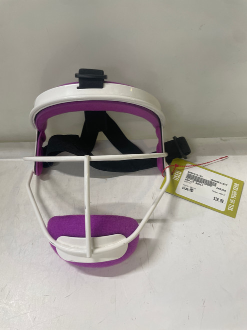 Vist Large View of Product Image Which is Used RIP-IT ADULT BB/SB Fielders Mask White MD