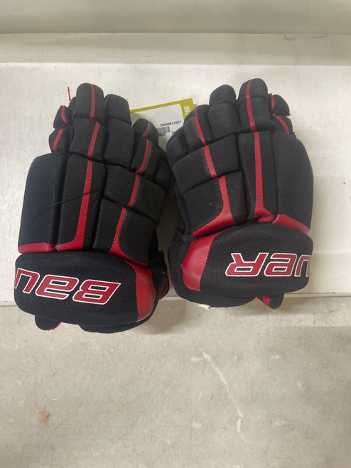 Vist Large View of Product Image Which is Used Bauer TOWES Youth Gloves Black 10"