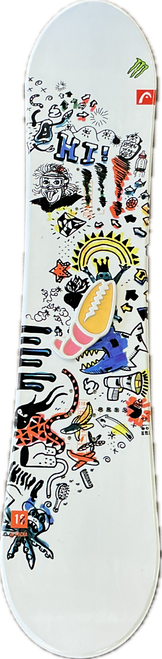 Vist Large View of Product Image Which is Used Head SNOWBOARD Boys Snowboard Only White 118 cm