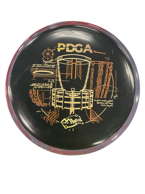 Vist Large View of Product Image Which is Used MVP PDGA RHYTHM Disc Golf Driver Black 171g