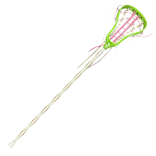 Vist Large View of Product Image Which is Used Brine ROYAL Wmn Atk/Mid Complete Lacrosse Stick Green