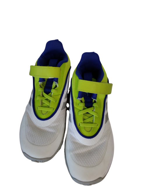 Vist Large View of Product Image Which is Used Adidas Basketball Shoes Y White Junior 02