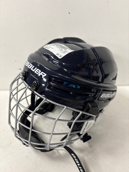 Vist Large View of Product Image Which is Used Bauer PRODIGY Helmet Cage Combo Navy Blue XS