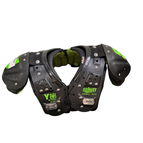 Vist Large View of Product Image Which is Used Schutt 10-11 FB Shoulder Pads Black XS