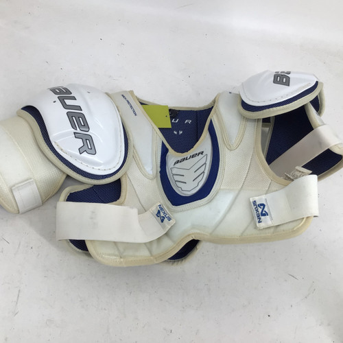 Vist Large View of Product Image Which is Used Bauer NEXUS 4000 JR LG HOCKEY SHOULDER PADS Junior Shoulder Pads LG