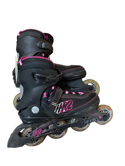 Vist Large View of Product Image Which is Used K2 KENETIC Senior Rec Fitness Skates Black Senior 9