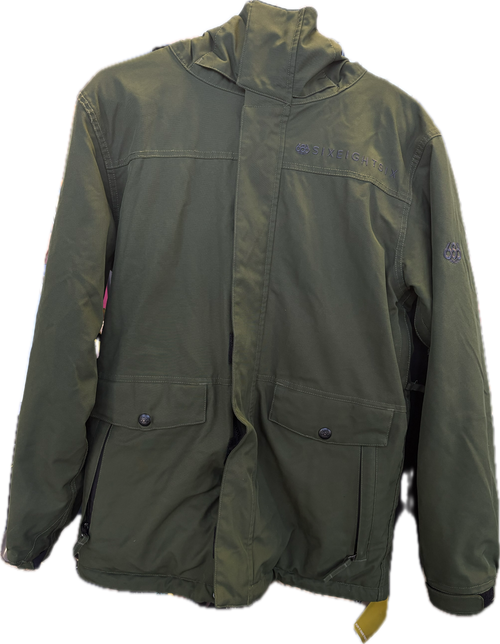 Vist Large View of Product Image Which is Used 686 Outerwear Heavy Jacket M Green XS