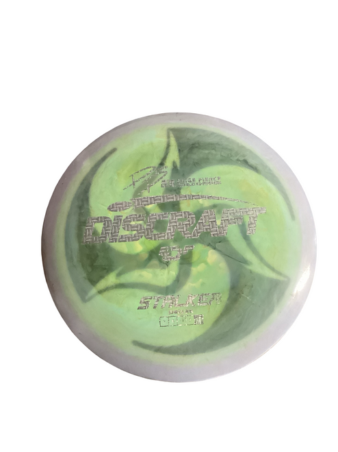 Vist Large View of Product Image Which is Used Discraft STALKER Disc Golf Driver Green