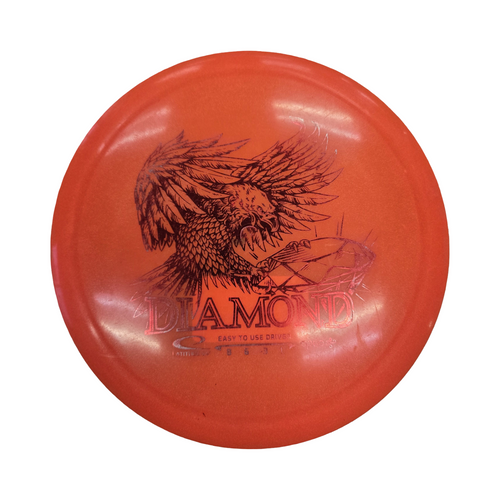 Vist Large View of Product Image Which is Used Latitude 64 DIAMOND OPTO AIR Disc Golf Driver Orange